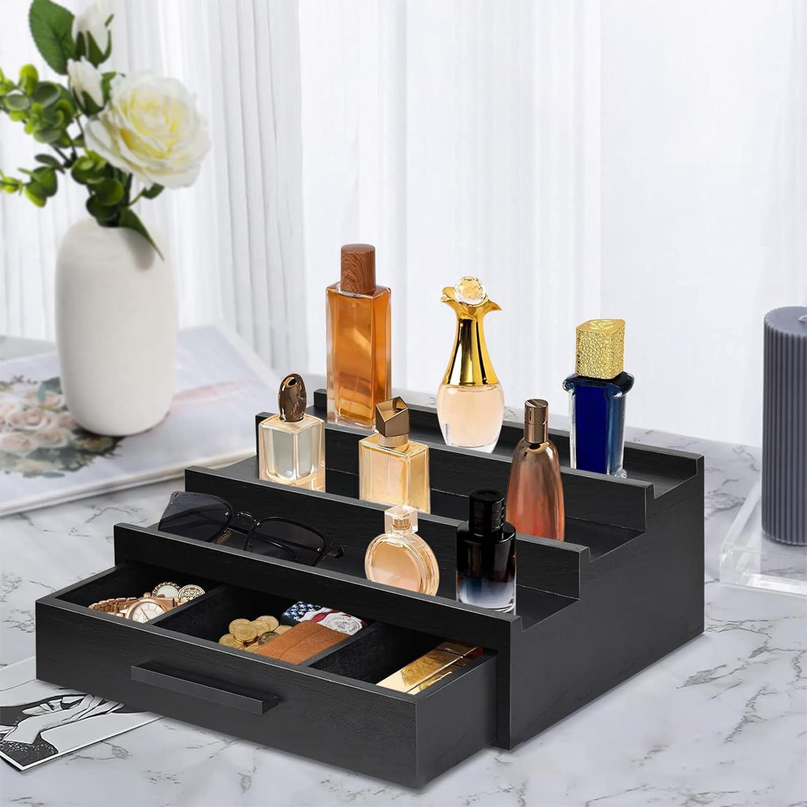 Perfume Fragrance Types For Men - ที่วางน้ำหอม ชั้นวางน้ำหอม 3 ชั้น ชั้นวางน้ำหอมสีดำ ถาดน้ำหอมไม้สำหรับผู้ชาย