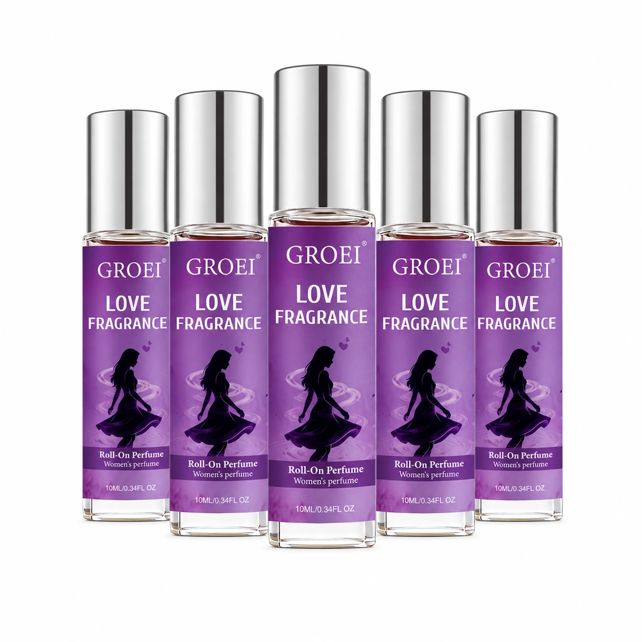 Perfume Fragrance Oil - น้ำหอมแบบโรลออนสำหรับผู้หญิง GROEI ขนาด 10 มล. กลิ่นหอมติดทนนาน