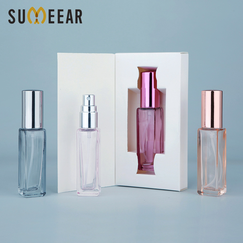 Perfume Fragrance Liquid - 10 มลขวดน้ำหอมขวดโพลีโครมและกล่องบรรจุภัณฑ์คุณภาพสูงแก้วหนาแบบรีฟิลขวดสเปรย์ 10/20/30/40PCS