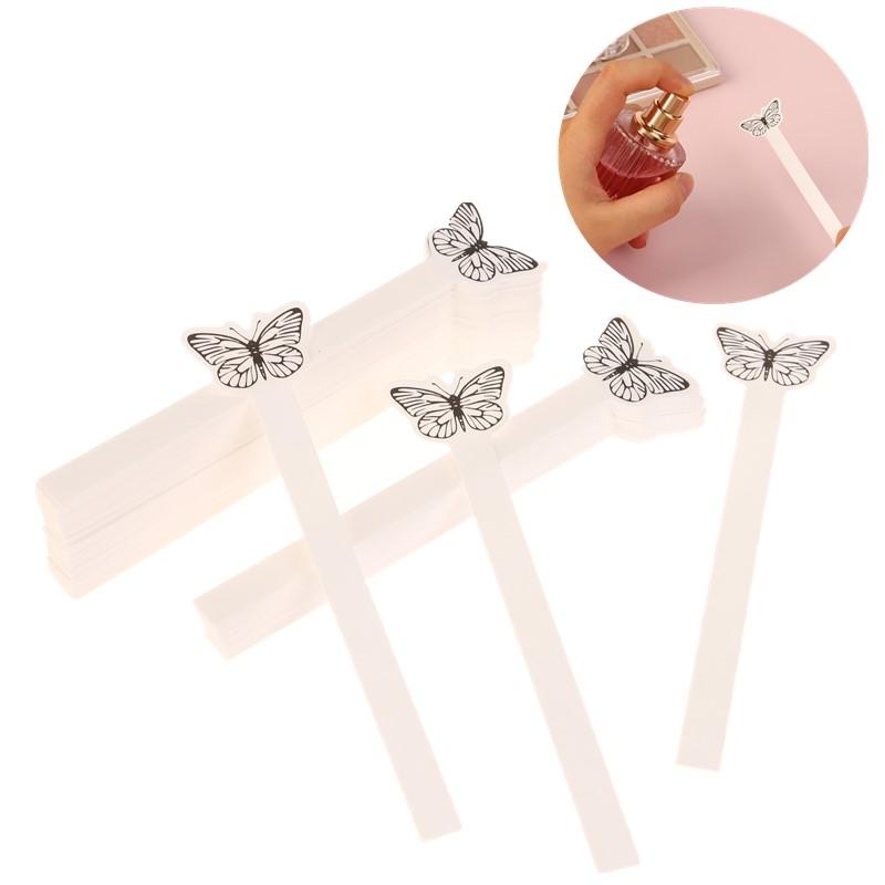 กระดาษทดสอบน้ำหอมรูปผีเสื้อ 10 - Perfume Fragrance Oil บทวิจารณ์และราคา
