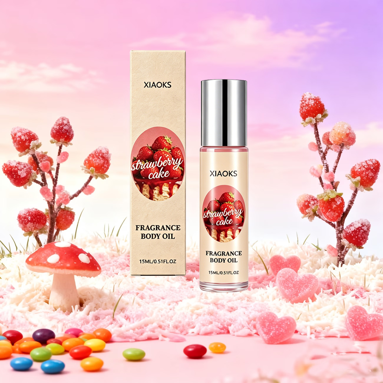 น้ำหอมโรลออนกลิ่นเค้กสตรอว์เบอ - Fragrance World Perfume บทวิจารณ์และราคา