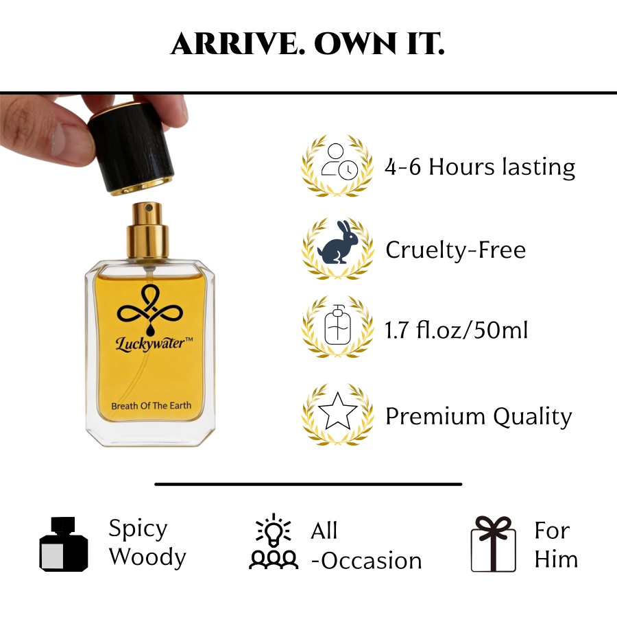 โคโลญจน์พรีเมียมสำหรับผู้ชาย ต - Perfume Long Fragrance บทวิจารณ์และราคา