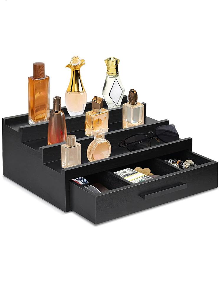 ที่วางน้ำหอมแบบสามชั้น สีดำ  ถ - Perfume Fragrance Types For Men บทวิจารณ์และราคา